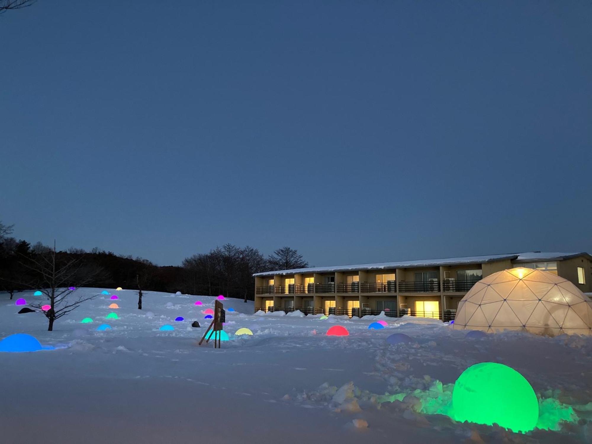 Mineyama Kogen Hotel Relaxia Kamikawa  Eksteriør billede